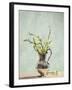 Antique Silver Jug Filled with Spring Blossom-Amd Images-Framed Photographic Print