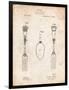 Antique Spoon and Fork Patent-Cole Borders-Framed Art Print