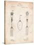Antique Spoon and Fork Patent-Cole Borders-Stretched Canvas