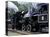 Antique Steam Locomotive, Elbe, Washington, USA-William Sutton-Stretched Canvas