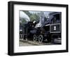 Antique Steam Locomotive, Elbe, Washington, USA-William Sutton-Framed Photographic Print