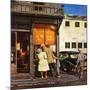 "Antique Store," June 28, 1947-John Falter-Mounted Giclee Print