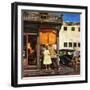 "Antique Store," June 28, 1947-John Falter-Framed Premium Giclee Print