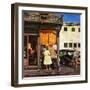 "Antique Store," June 28, 1947-John Falter-Framed Giclee Print