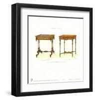 Antique Tables-null-Framed Art Print