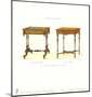 Antique Tables-null-Mounted Art Print