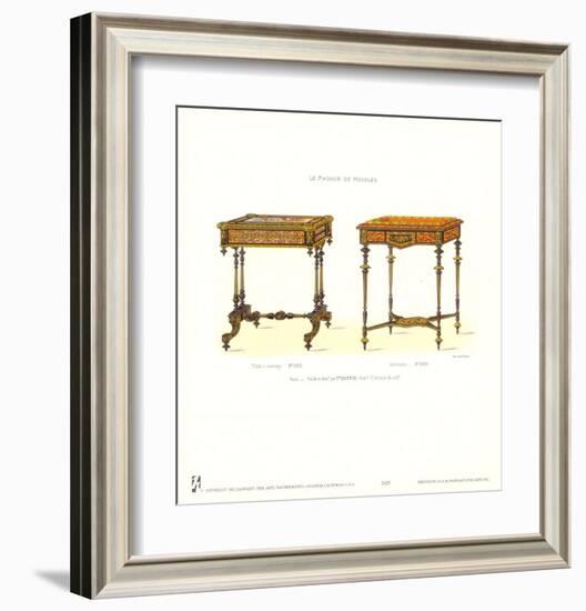 Antique Tables-null-Framed Art Print