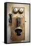 Antique telephone, Tucumcari, New Mexico, Usa.-Julien McRoberts-Framed Stretched Canvas