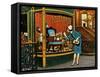 "Antique TV," October 27, 1962-James Williamson-Framed Stretched Canvas
