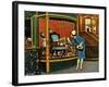 "Antique TV," October 27, 1962-James Williamson-Framed Giclee Print