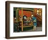 "Antique TV," October 27, 1962-James Williamson-Framed Giclee Print