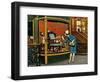 "Antique TV," October 27, 1962-James Williamson-Framed Giclee Print