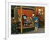 "Antique TV," October 27, 1962-James Williamson-Framed Giclee Print