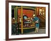 "Antique TV," October 27, 1962-James Williamson-Framed Giclee Print