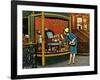 "Antique TV," October 27, 1962-James Williamson-Framed Giclee Print