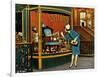 "Antique TV," October 27, 1962-James Williamson-Framed Giclee Print