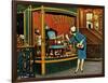 "Antique TV," October 27, 1962-James Williamson-Framed Giclee Print