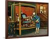 "Antique TV," October 27, 1962-James Williamson-Framed Giclee Print