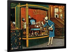 "Antique TV," October 27, 1962-James Williamson-Framed Giclee Print