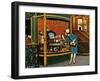 "Antique TV," October 27, 1962-James Williamson-Framed Premium Giclee Print