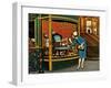 "Antique TV," October 27, 1962-James Williamson-Framed Premium Giclee Print