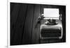 Antique Typewriter-Policas-Framed Art Print