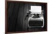 Antique Typewriter-Policas-Framed Art Print