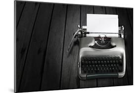 Antique Typewriter-Policas-Mounted Premium Giclee Print