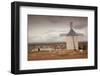 Antique windmills in a field, Campo De Criptana, Ciudad Real Province, Castilla La Mancha, Spain-null-Framed Photographic Print