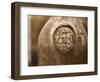 Antique Wine Bottle with Molded Seal, Chateau Belingard, Bergerac, Dordogne, France-Per Karlsson-Framed Photographic Print