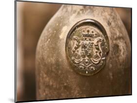Antique Wine Bottle with Molded Seal, Chateau Belingard, Bergerac, Dordogne, France-Per Karlsson-Mounted Photographic Print