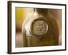 Antique Wine Bottle with Molded Seal, Chateau Belingard, Bergerac, Dordogne, France-Per Karlsson-Framed Photographic Print