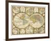 Antique World Globes-null-Framed Art Print