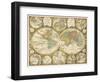 Antique World Globes-null-Framed Premium Giclee Print