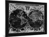 Antique World Map-Adam Shaw-Mounted Art Print