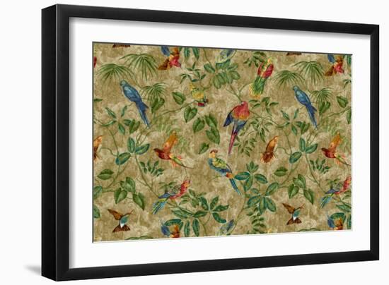 Antiqued Aviary Tobacco-Bill Jackson-Framed Giclee Print