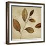 Antiqued Leaves I-Lanie Loreth-Framed Art Print