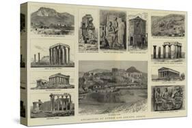 Antiquities at Athens and Corinth, Greece-null-Stretched Canvas
