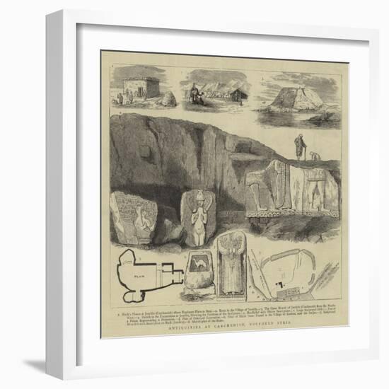Antiquities at Carchemish, Northern Syria-null-Framed Giclee Print