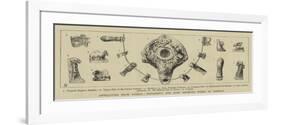 Antiquities from Cyprus, Ornaments and Lamp Recently Found at Larnaca-null-Framed Giclee Print