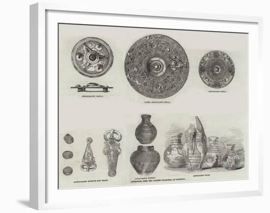 Antiquities, from the Faussett Collection, at Liverpool-null-Framed Giclee Print
