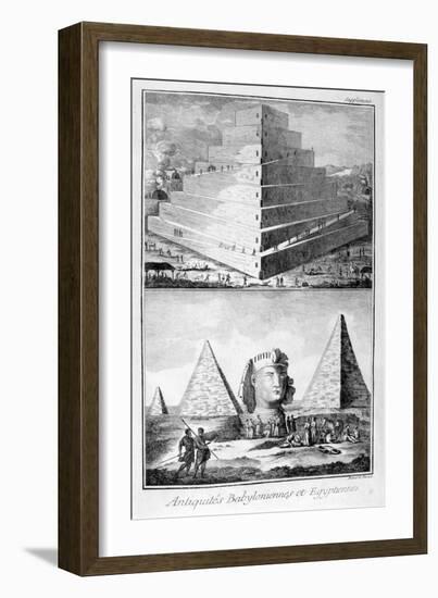 Antiquities of Babylonia and Egypt, 1751-1777-null-Framed Giclee Print