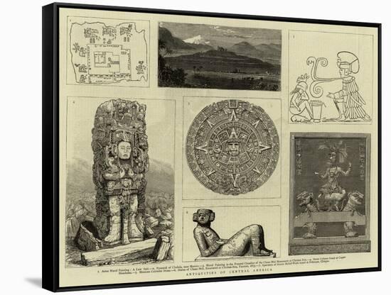 Antiquities of Central America-null-Framed Stretched Canvas