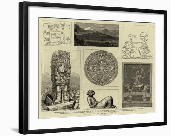 Antiquities of Central America-null-Framed Giclee Print