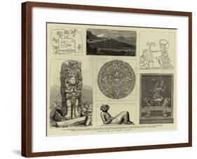 Antiquities of Central America-null-Framed Giclee Print