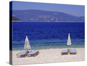 Antisamos Beach, Cephalonia, Ionian Islands, Greece, Europe-Jonathan Hodson-Stretched Canvas