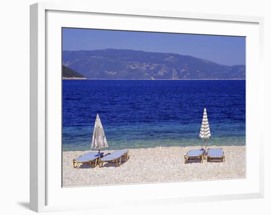 Antisamos Beach, Cephalonia, Ionian Islands, Greece, Europe-Jonathan Hodson-Framed Photographic Print