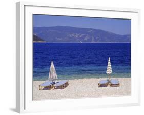 Antisamos Beach, Cephalonia, Ionian Islands, Greece, Europe-Jonathan Hodson-Framed Photographic Print