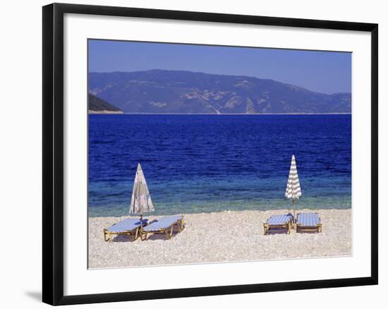 Antisamos Beach, Cephalonia, Ionian Islands, Greece, Europe-Jonathan Hodson-Framed Photographic Print