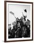 Antiwar Demonstrators Protesting US Involvement in Vietnam War Outside Dem. National Convention-Charles H^ Phillips-Framed Photographic Print